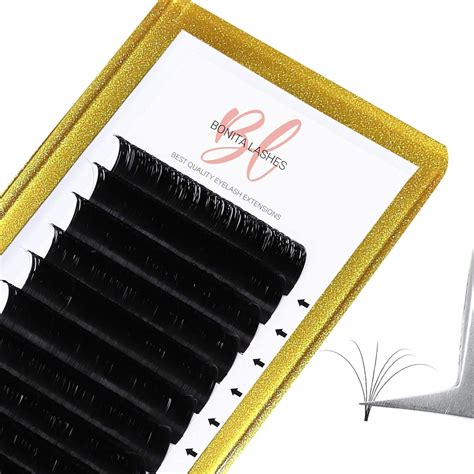 Amazon Eyelash Extension D Curl 0 07 15 20mm Mixed Tray Easy Fan