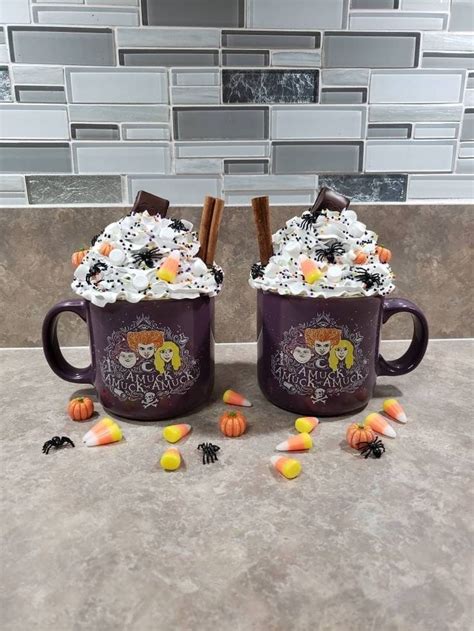 Hocus Pocus Movie Fake Hot Cocoa Set Fake Milkshake Fake Cake Faux