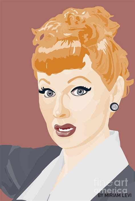 I Love Lucy Digital Art By Miriam Levi Fine Art America