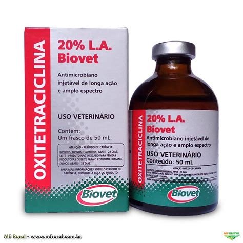 Oxitetraciclina 20 Inj Biovet La 50 Ml Em Belo Horizonte Mg 355800