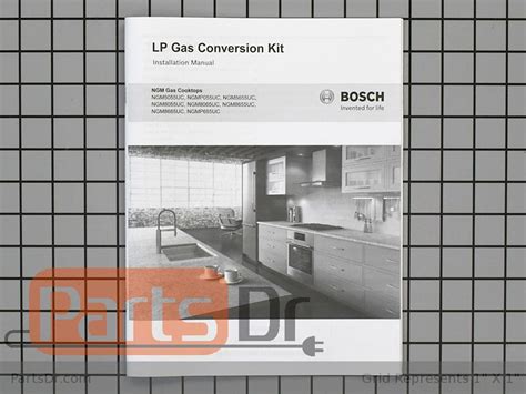 Bosch Gas Conversion Kit Parts Dr