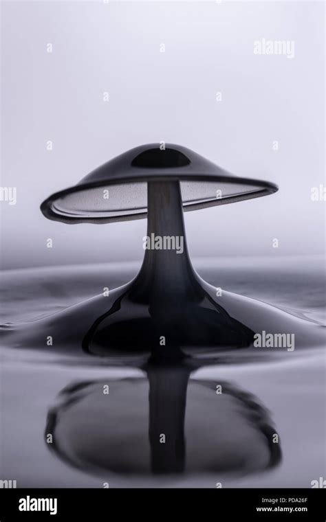 Waterdrop photography creating splash art Stock Photo - Alamy