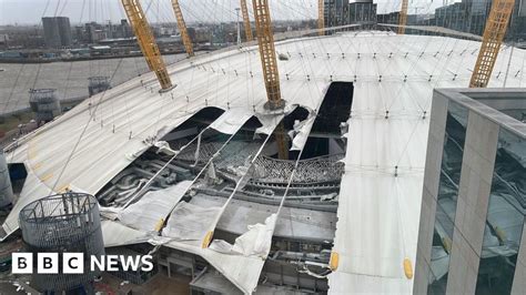 Storm Eunice: O2 arena remains closed due to damaged roof