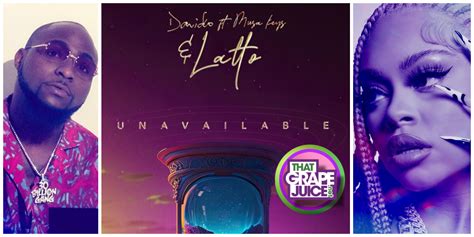 New Song: Davido & Musa Keys - 'Unavailable (Remix)' [featuring Latto] - That Grape Juice