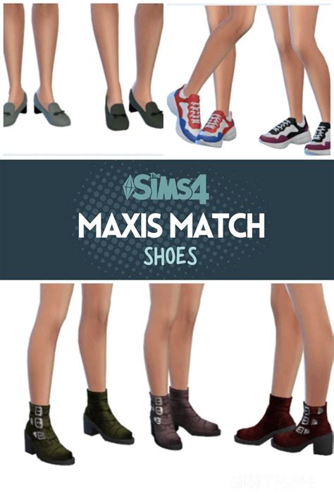 Insanely Essential Maxis Match Shoes for the Sims 4