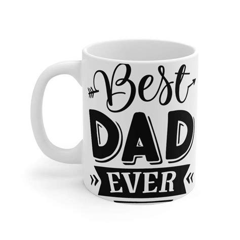 Mugs Best Buckin Dad Ever Fathers Day Sublimation Print Ceramic Coffee