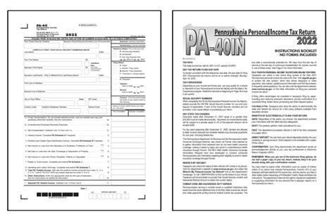 2023 Pa Tax Form Printable Forms Free Online