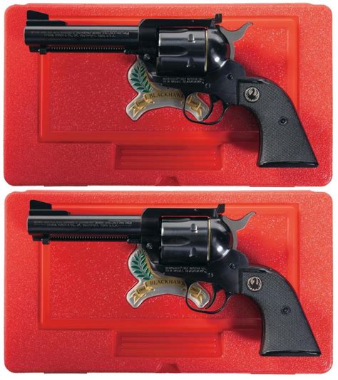 Ruger 50th Anniversary New Model Blackhawk Revolvers With Ca