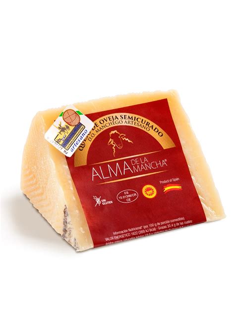 Queso Alma De La Mancha Semicurado Artesano D O P La Mancha Cyj