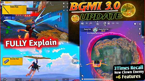 🔥 This New Bgmi 30 Update Is Amazing 3 Times Recall System Is