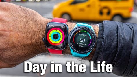 Apple Watch Series Vs Garmin Forerunner Realtime Youtube Live