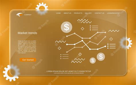 Premium Vector Market Trends Vector Concept Illustration