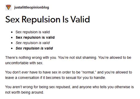 Hey Sex Repulsed Aces You Re Valid R Asexuality