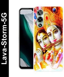 SARTOOLIYA Back Cover For Lava Storm 5G KRISHNA LORD KRISHNA VASUDEV