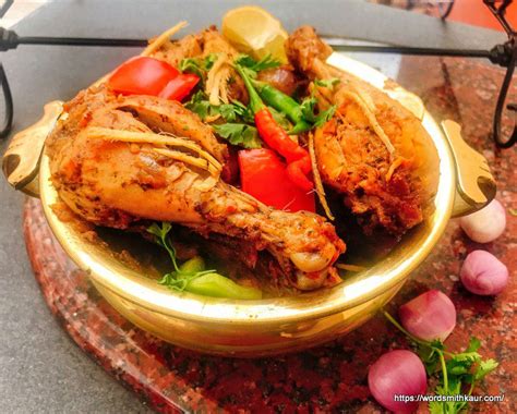 Kadai Chicken Dhaba Style With Step By Step Pictures