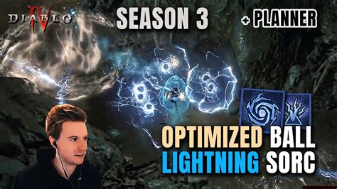 Rob Optimized Ball Lightning Sorc Build In Diablo Season