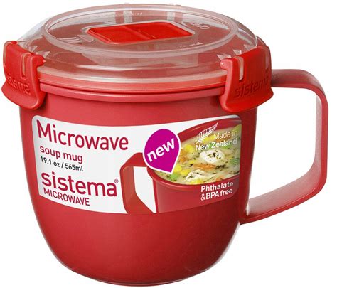 SISTEMA Pojemnik Soup Mug 565ml Microwave Czerwony 1142 Cena