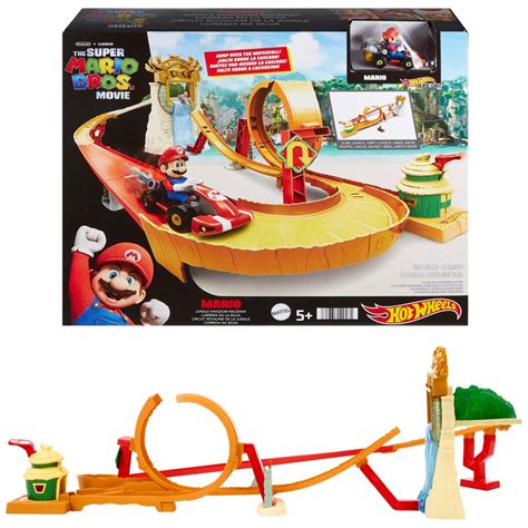 Hotwheels The Super Mario Bros Movie Hot Wheels Jungle Kingdom Raceway