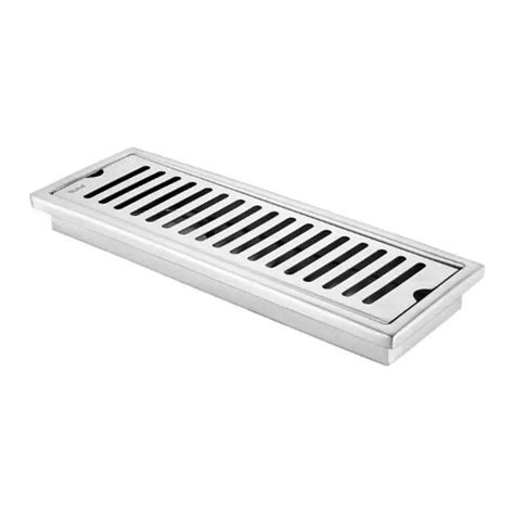 Buy Ruhe X Inch Ss Vertical Shower Drain Channel With Trap Side