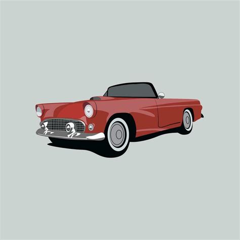 Old Classic Vintage Car Vector Illustration 25410055 Vector Art At Vecteezy