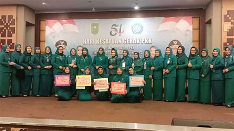 PKK Rohul Raih Juara Umum Lomba HKG PKK Dan Jambore Kader PKK Ke 51