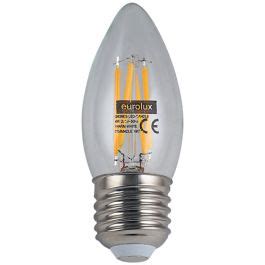 Eurolux W Warm White E Led Filament Candle Lamp G Es Chamberlain