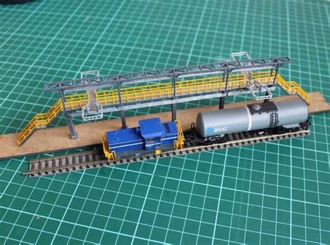 D Printed N Scale Tank Car Loading Platform X By Ngineer