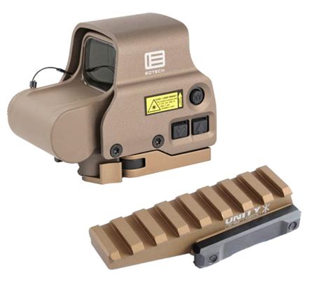 Eotech Exps Holographic Sight Tan Unity Tactical Optics Riser