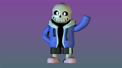 Sans Model WIP : r/Undertale