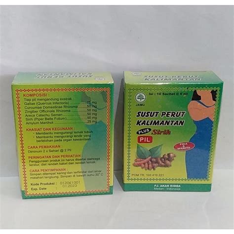 Jual SUSUT PERUT KALIMANTAN PLUS SIRIH PILL Shopee Indonesia