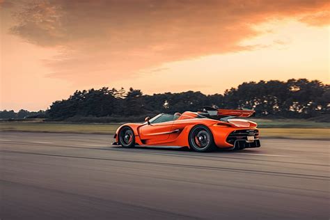 HD wallpaper: Koenigsegg, orange, fast, hypercar, Jesko, Koenigsegg ...