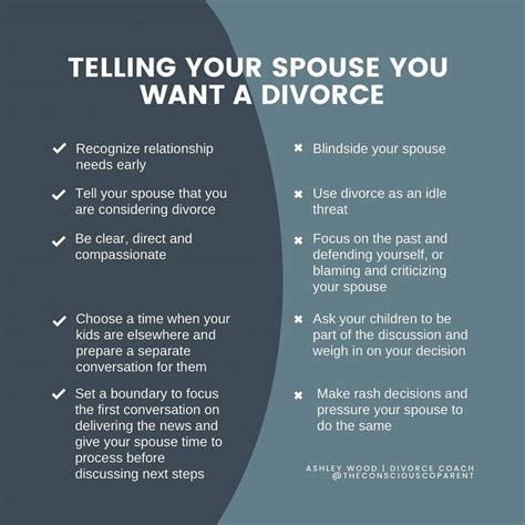 Ashley WoodDivorce Coach On Instagram How You Tell Your Spouse You