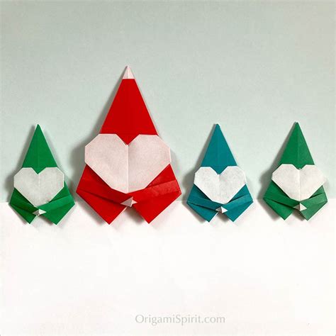 C Mo Hacer Un Pap Noel De Origami Leyla Torres Origami Spirit