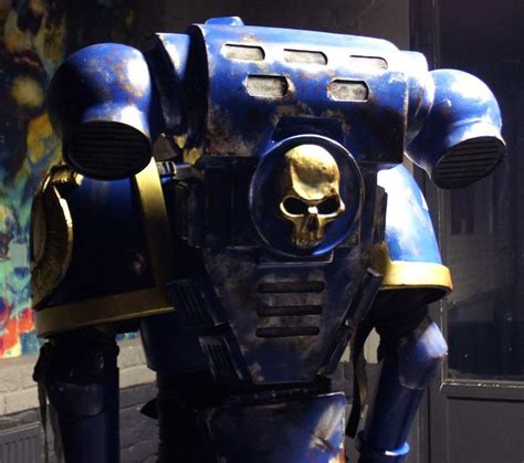 Spacemarine Cosplay Ultramarine Armor Warhammer 40k Etsy In 2021