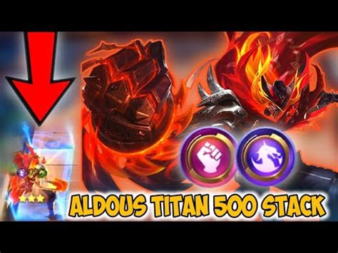 ALDOUS TITAN MODE 500 STACK MAGIC CHESS MOBILE LEGENDS YouTube