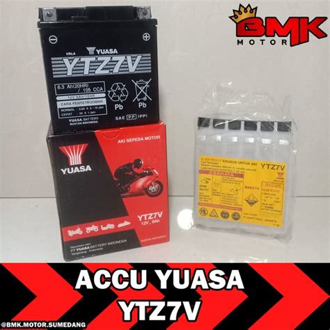 Jual Accu Aki Motor Yamaha Nmax Aerox Yuasa Ytz V Dry Di Lapak Bmk