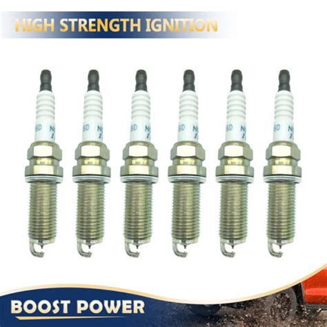 Set Of 6 NGK 6176 DILFR6D11 Premium Laser Iridium Spark Plugs For