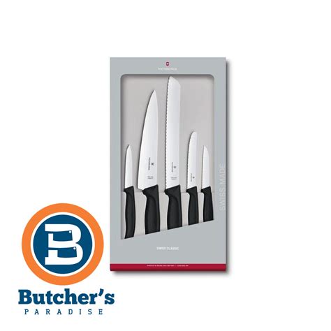 Butcher's Victorinox Swiss Classic Chef Knife Set - 5 Piece | 671335G ...