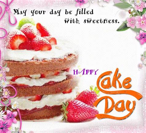 Pin By 123greetings Ecards On Cake Day Happy Cake Day Sweet Cake Delivery