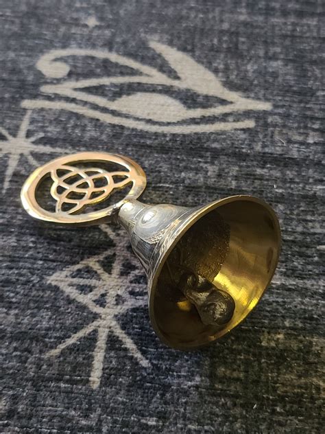 Triquetra Brass Altar Bell Maeva S Cottage