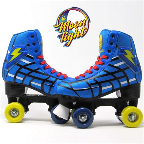 Patines Moonlight Sim N Soy Luna Luz Led Spinner Env Gratis Bs