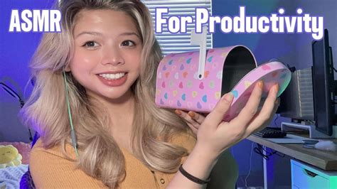 ASMR For Productivity Nail Tapping Metal Tapping Rambling Cardboard