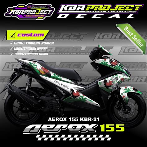 Jual Decal Sticker Full Body Aerox Old Lis Variasi Stiker Motor