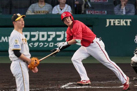 広島・中村健人が先制の今季1号ソロ 661日ぶりの一発 伏兵の一撃に甲子園が静まり返る サンスポ