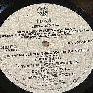 Vintage Fleetwood Mac Tusk Vinyl 2 LP Set Record Album 1979 Original