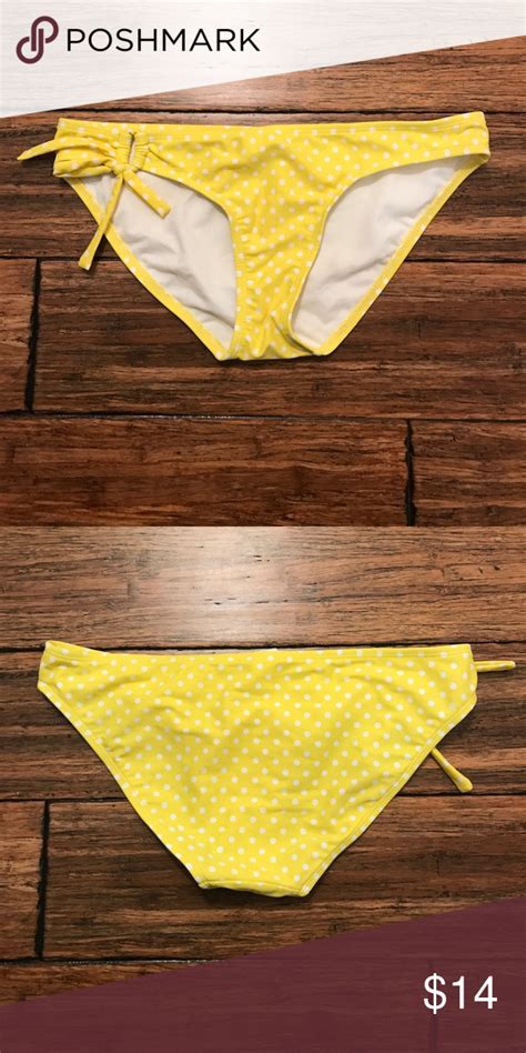 Old Navy Yellow Polka Dot Bikini Yellow Polka Dot Bikini Polka Dot