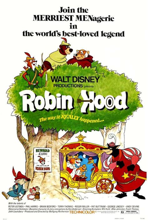 Robin Hood (1973) - Poster US - 1676*2500px