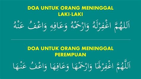 Doa Untuk Orang Meninggal Perempuan Homecare24