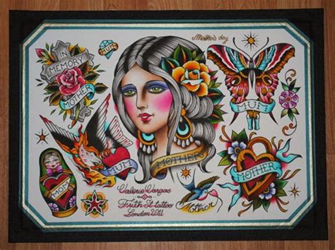 Valerie Vargas Traditional Tattoo Design Traditional Tattoo Flash