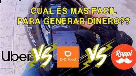 Cuál es la mejor apliación para trabajar de repartidor Uber VS